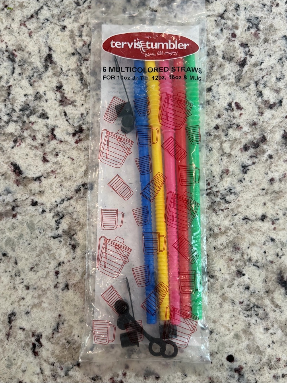 Tervis Multicolored Straws and Straw Covers